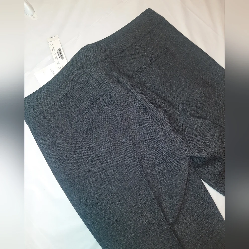 J. Crew | Campbell Tuxedo Dress Pants with Faux Leather Sides Size 2 - Picture 13 of 16